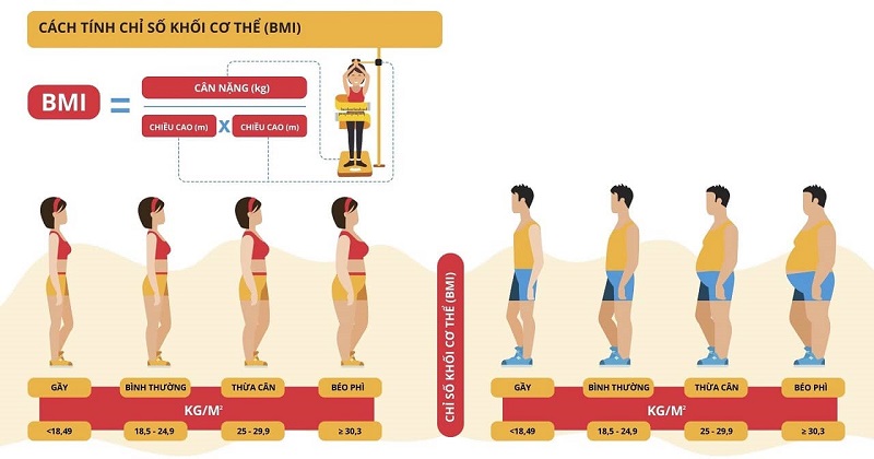 Thông qua chỉ số BMI người bệnh có thể biết được mình có đang béo phì, thừa cân không