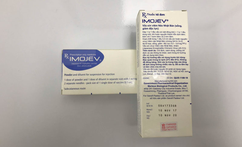 Vắc xin Imojev được nhập khẩu chính hãng từ Thái Lan