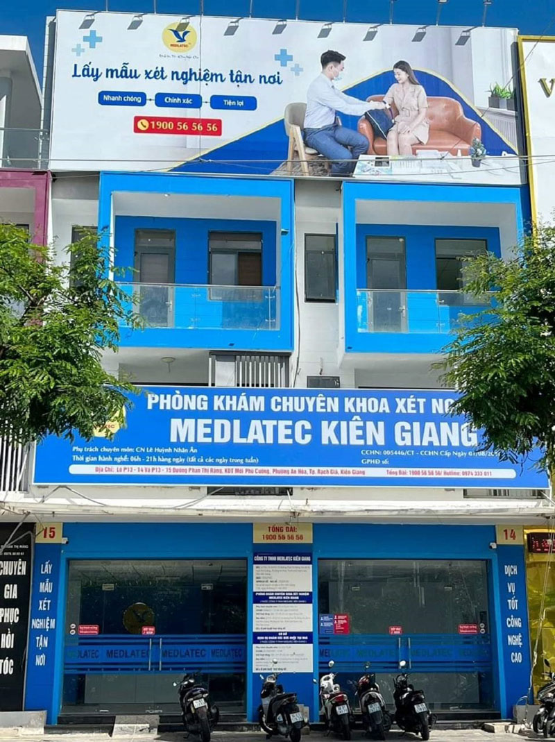 Hình ảnh chi nhánh của MEDLATEC đặt tại Kiên Giang