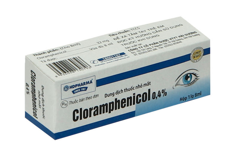 Thuốc nhỏ mắt Cloramphenicol 