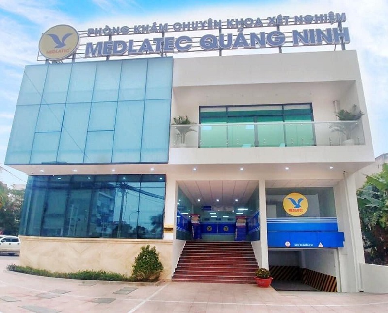 Cơ sở khang trang của MEDLATEC Quảng Ninh tại Lô C11 - KĐT mới Cao Xanh, Hà Khánh A, phường Cao Xanh, thành phố Hạ Long, tỉnh Quảng Ninh