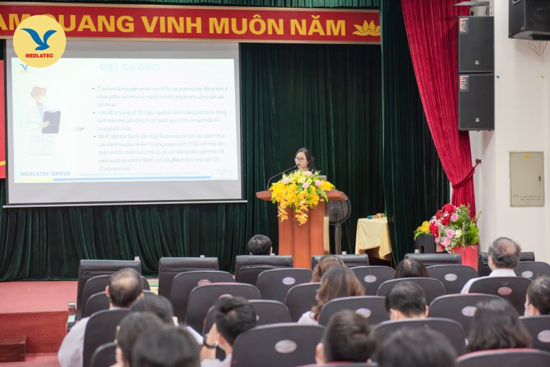 BSCKII Ngô Thị Phương Nhung chia sẻ về chủ đề nhiễm ký sinh trùng