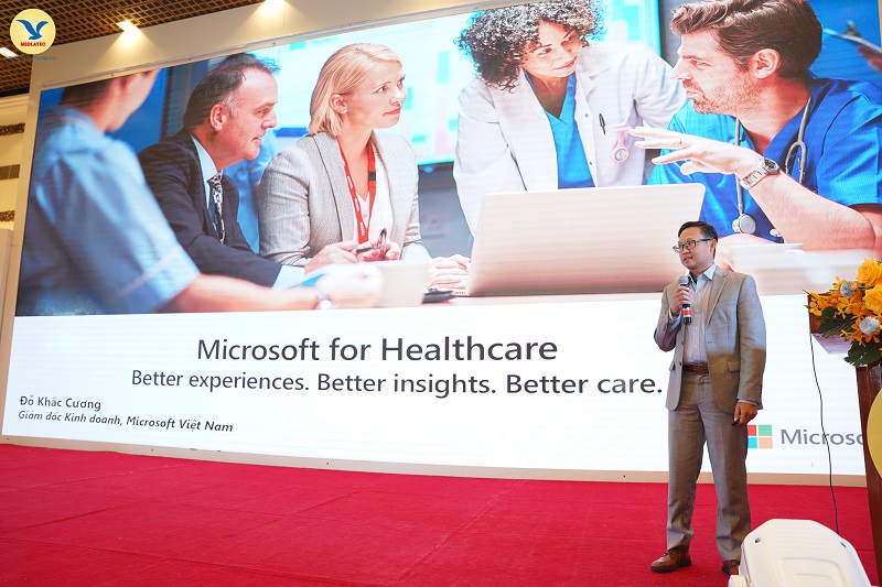 Ông Đỗ Khắc Cương - Giám đốc kinh doanh Microsoft Việt Nam chia sẻ về nền tảng công nghệ trong chuyển đổi số y tế