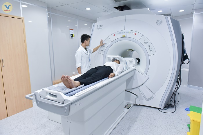 Bệnh nhân chụp MRI phổi tại Bệnh viện Đa khoa MEDLATEC