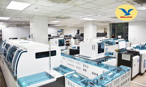 Hệ thống máy xét nghiệm hiện đại của Bệnh viện Đa khoa MEDLATEC