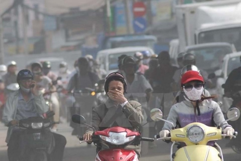 Việt Nam nằm trong khu vực ô nhiễm không khí cao nhất thế giới.