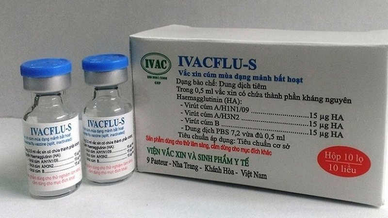 Vắc xin cúm mùa do Việt Nam sản xuất