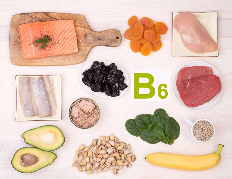 Sử dụng các loại thực phẩm giàu chất đạm, vitamin B