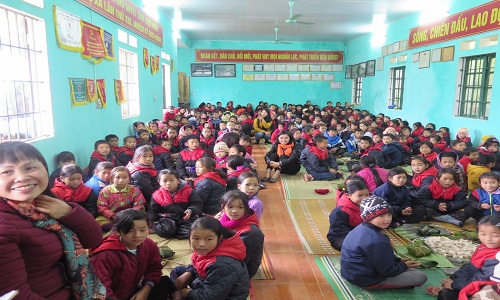 Xuân ấm áp, tết yêu thương cùng học sinh vùng cao tỉnh Hà Giang
