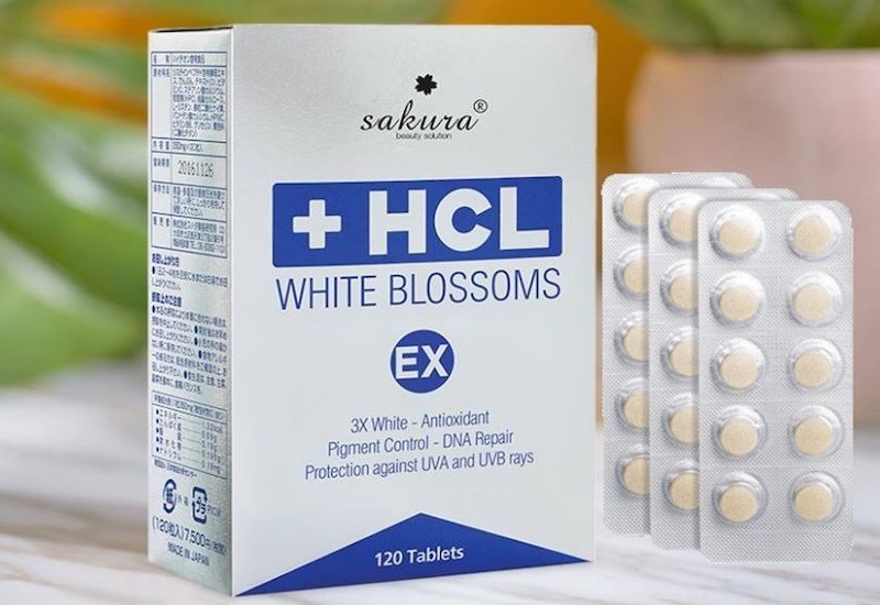Thuốc trị nám tàn nhang  Sakura HCL White Blossoms EX
