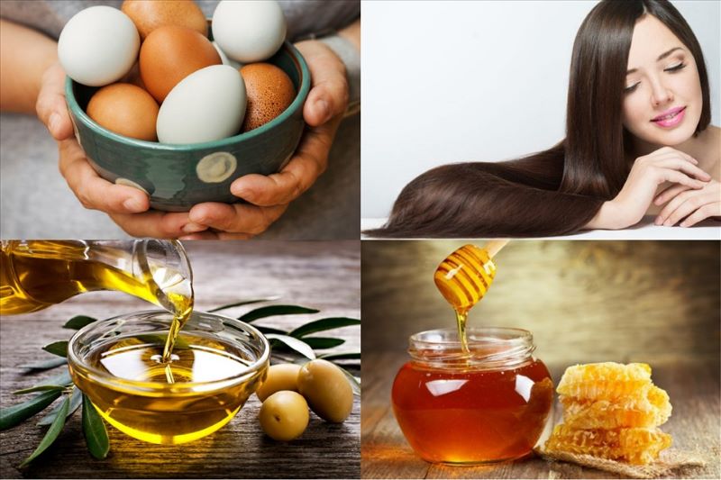Sử dụng trứng kết hợp mật ong, dầu oliu là cách dưỡng tóc được nhiều người chọn