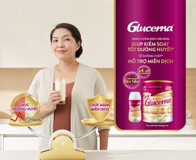 Glucerna là sữa dành cho bệnh nhân tiểu đường được ưa chuộng hiện nay