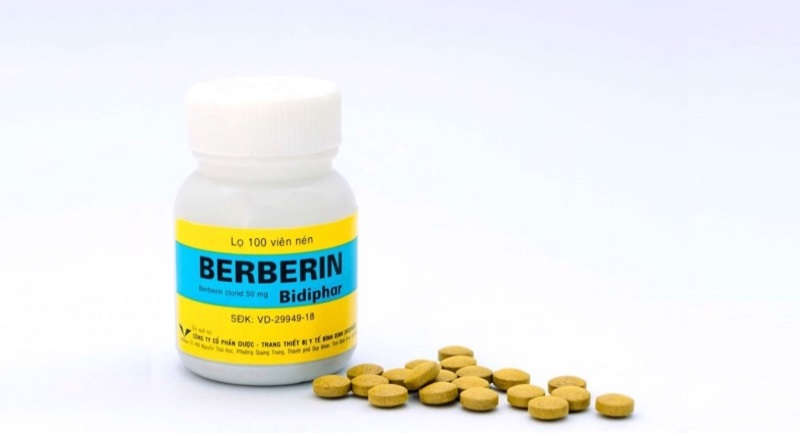 Thuốc đau bụng Berberin dùng đường uống, giúp cải thiện các triệu chứng tiêu chảy, đau bụng, rối loạn tiêu hóa