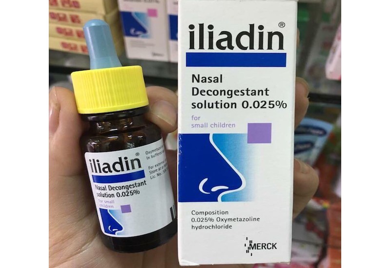 Thuốc trị nghẹt mũi Iliadin