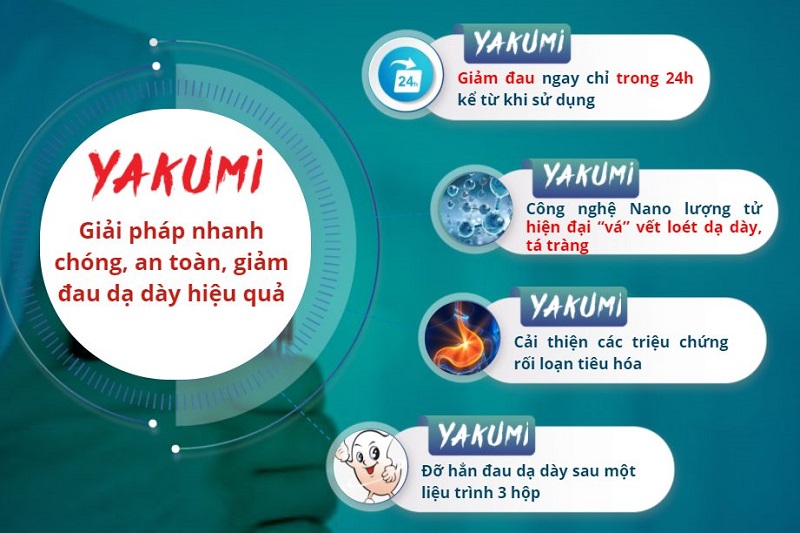 Công dụng của Yakumi dạ dày