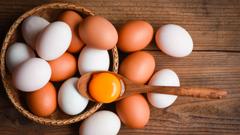 Lượng chất béo tốt trong trứng gà cũng được đánh giá cao