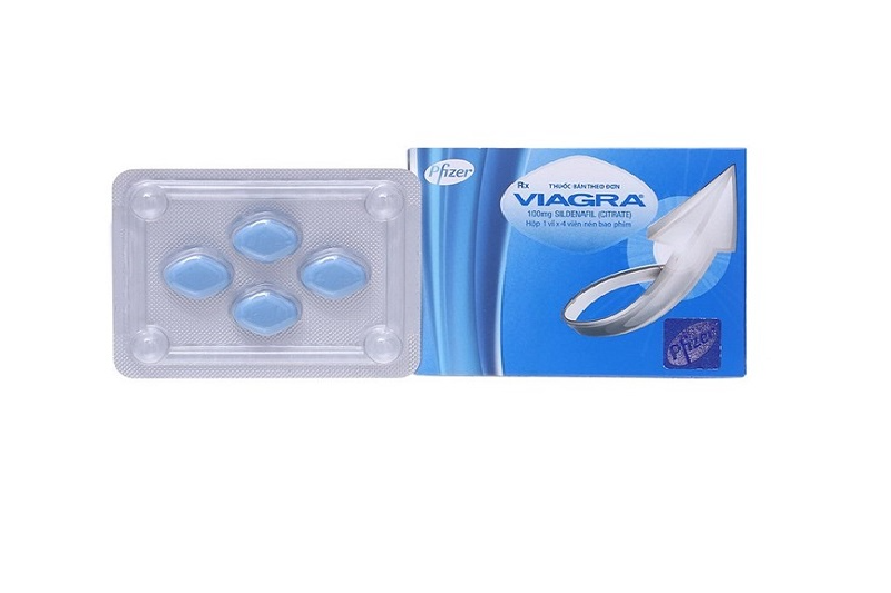 Thuốc Viagra 100mg của Mỹ do Pfizer sản xuất