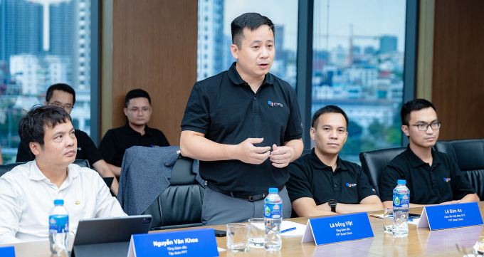 Ông Lê Hồng Việt - Tổng giám đốc FPT Smart Cloud phát biểu tại sự kiện