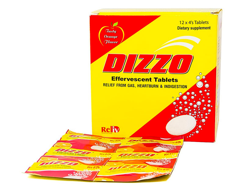 Dizzo - một sản phẩm sủi hỗ trợ tiêu hóa chất lượng đến từ Ấn Độ