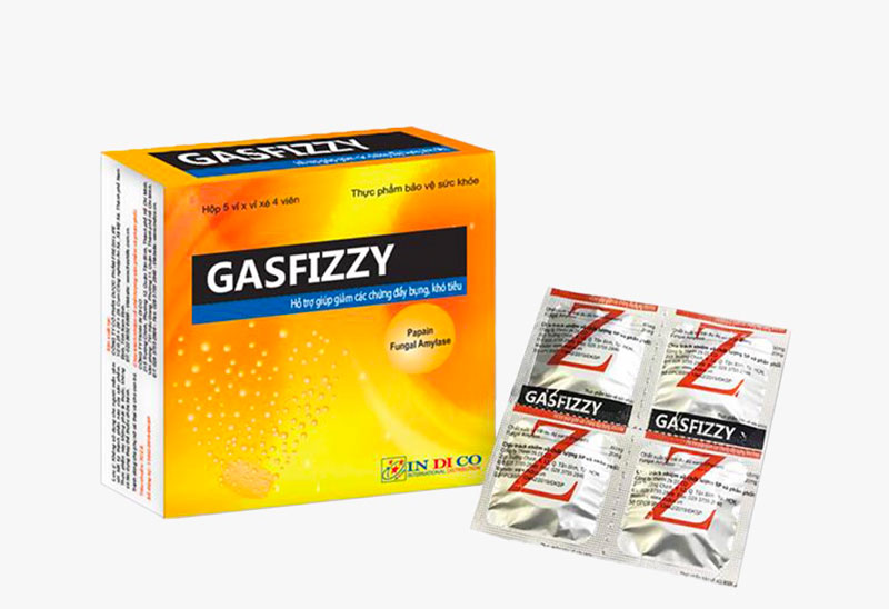 Gasfizzy được sử dụng cho người từ 12 tuổi trở lên