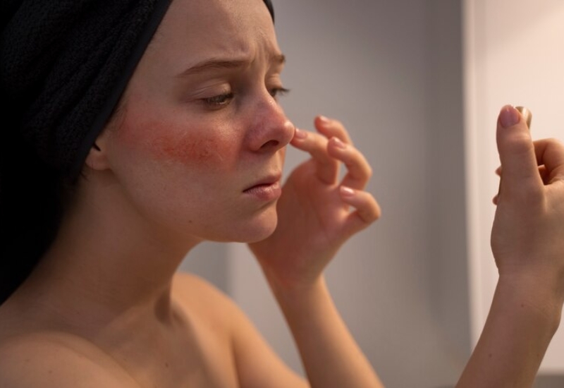 Bệnh Rosacea gây khó chịu cho người bệnh