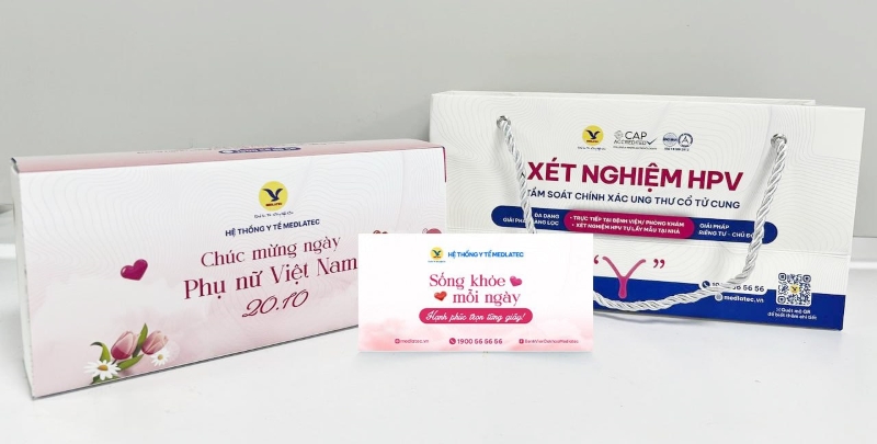 Bộ quà tặng xét nghiệm HPV tự lấy mẫu tại nhà là món quà được nhiều doanh nghiệp ưa chuộng trong năm nay 