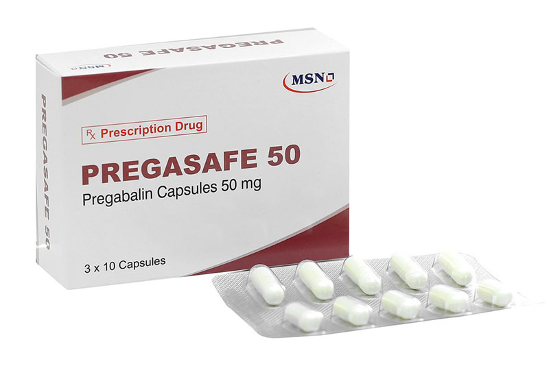 Thuốc Pregasafe Pregabalin 50mg dạng viên nang cứng