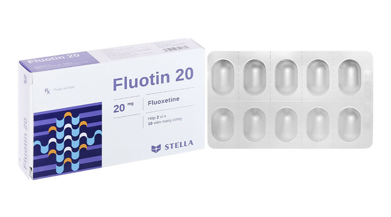 Thuốc Fluoxetine 20mg viên nang cứng 