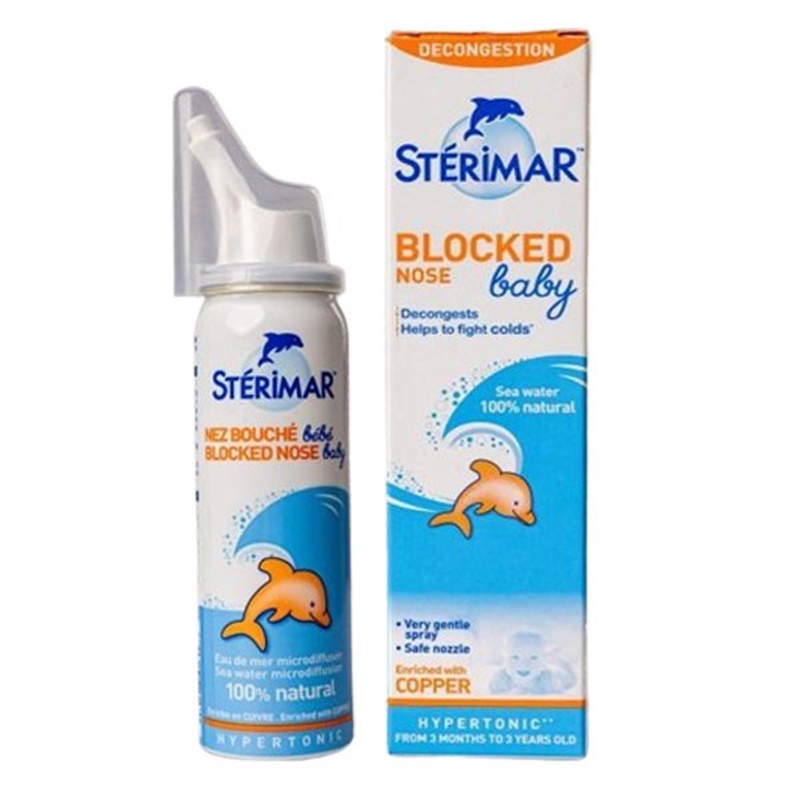 Thuốc xịt mũi Sterimar Blocked Nose