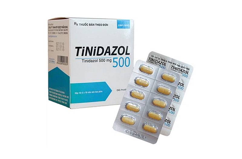 Tinidazole 500mg dạng viên nén 