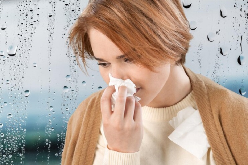 Nồm ẩm làm tăng hơi nước trong không khí, phát triển tác nhân gây bệnh viêm mũi dị ứng thời tiết