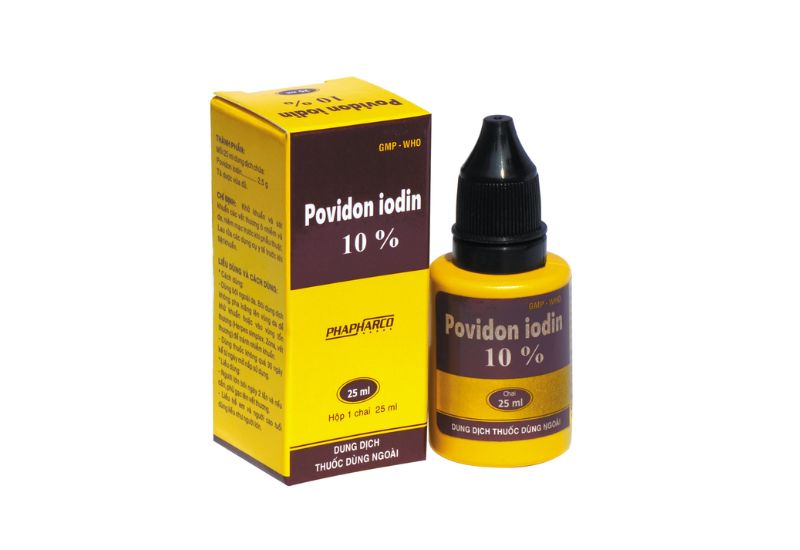 Povidone iodine 10% là dung dịch sát khuẩn chất lượng cao của Việt Nam