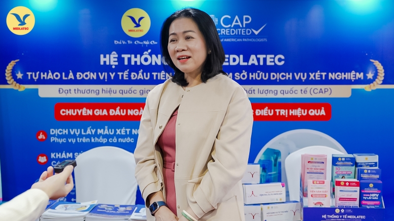 Bà Võ Thị Ngọc Lắm - Phó Giám đốc Sở Y tế Đồng Nai kỳ vọng vào sự phối hợp chặt chẽ giữa MEDLATEC và y tế cơ sở 