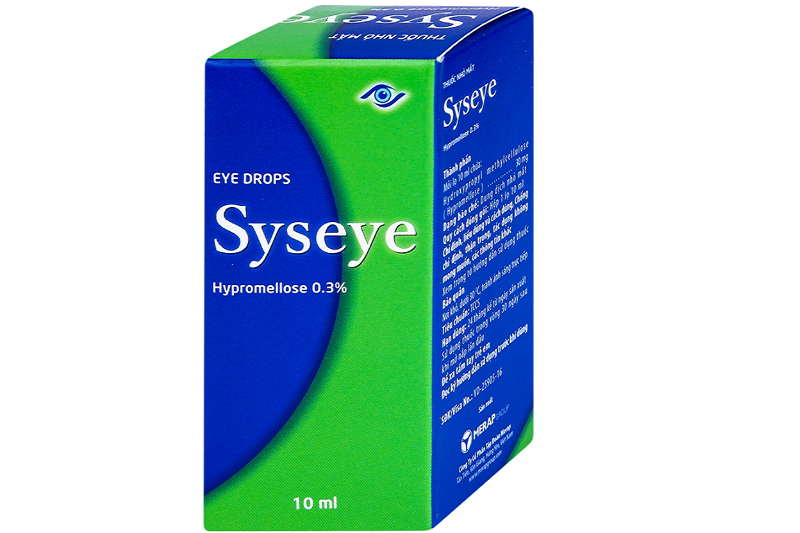 Thuốc nhỏ mắt Syseye với thành phần chính là Hypromellose 0.3% 