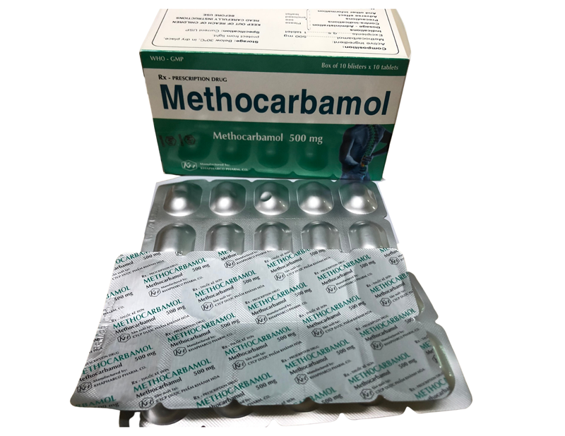 Methocarbamol có tác dụng giãn cơ, giảm đau cơ khớp