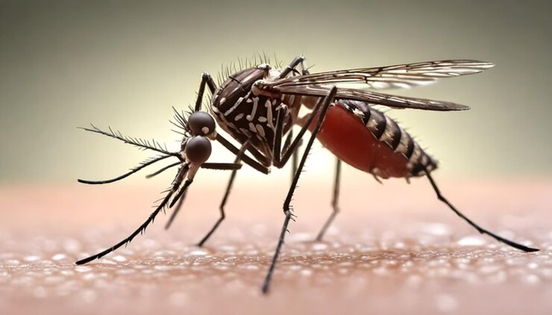Sốt xuất huyết có thể lây qua vết muỗi đốt.