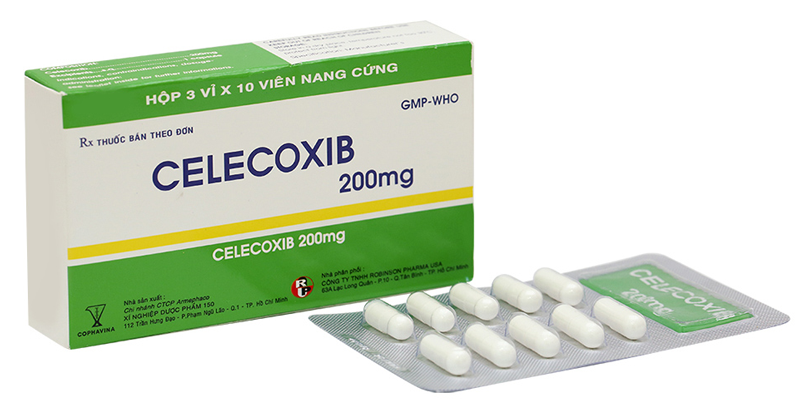 Celecoxib 200mg là thuốc giảm đau, kháng viêm, dùng trong điều trị xương khớp
