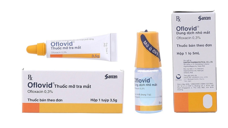 Oflovid là thuốc trị đau mắt, viêm mắt có chứa kháng sinh