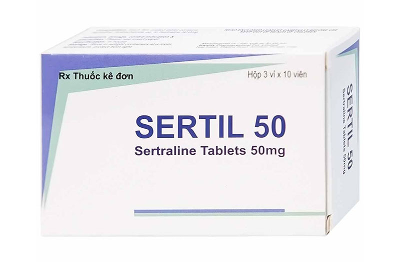 Thuốc Sertraline 50mg bào chế dưới dạng viên nén 