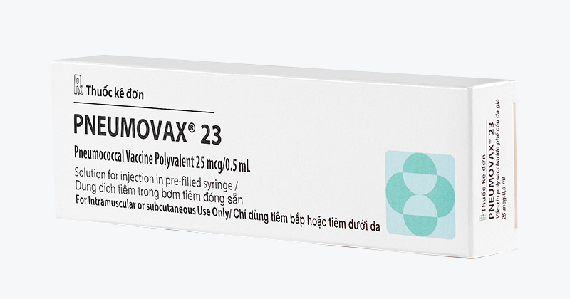 Vắc xin Pneumovax 23 (Mỹ) tiêm cho trẻ từ 2 tuổi và người lớn với 1 mũi duy nhất