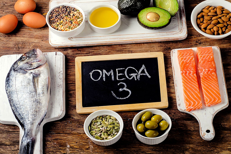 Bổ sung omega giúp cải thiện thành phần lipid của nước mắt.
