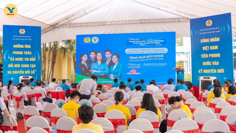 MEDLATEC gửi tặng gói xét nghiệm miễn phí tới công đoàn viên, người lao động tham gia chương trình 