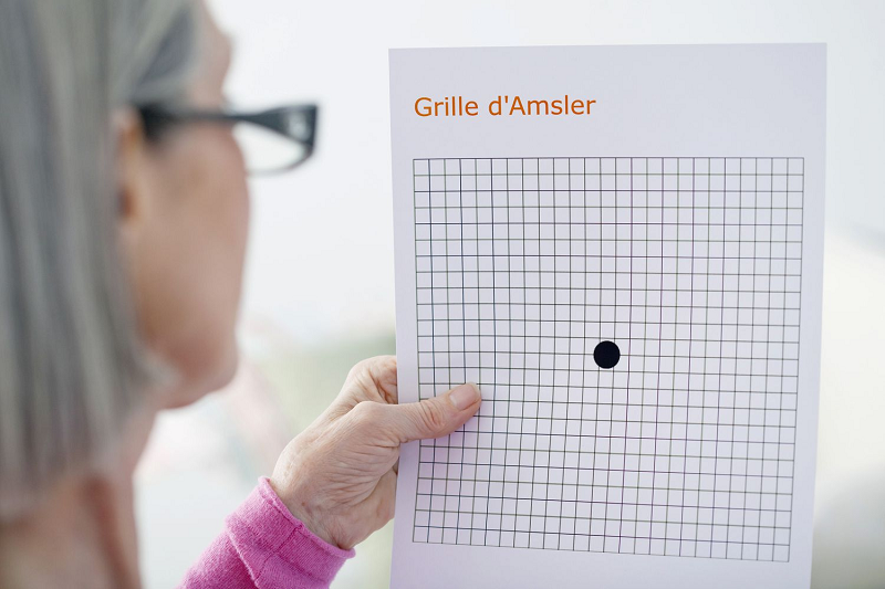 Lưới Amsler là một dụng cụ đơn giản dùng để kiểm tra biến dạng hình ảnh.