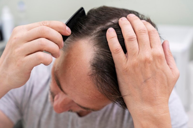 Rụng tóc do nội tiết tố nam có thể xảy ra ở cả nam và nữ