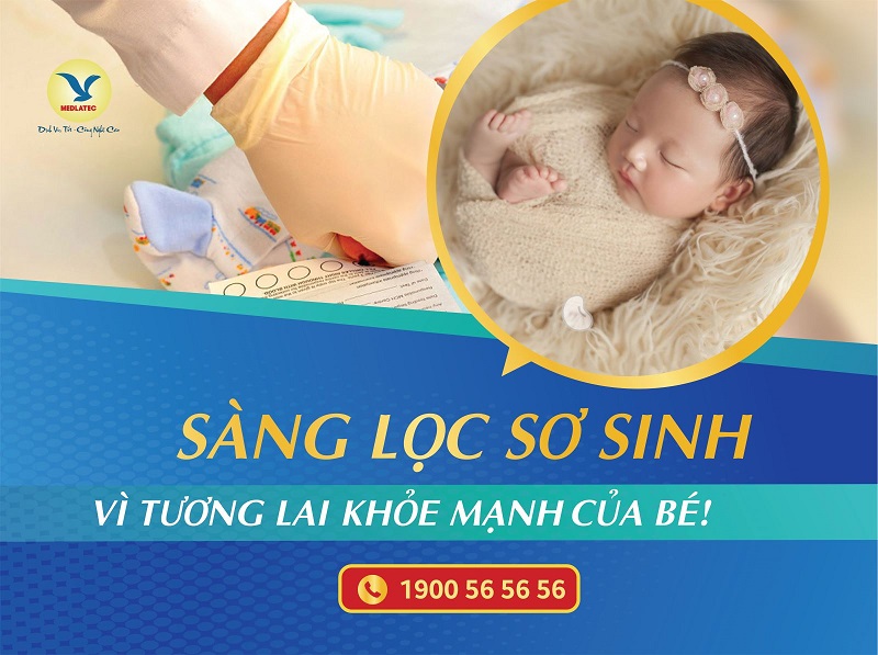 Việc lấy máu cần được thực hiện sớm ngay sau khi trẻ ra đời