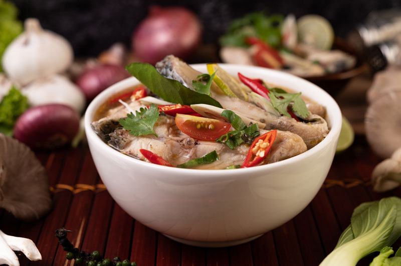 Canh chua cá lóc thơm ngon hấp dẫn