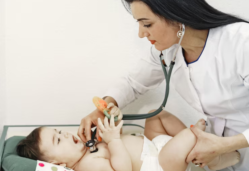 Khi trẻ có những triệu chứng nặng do dị ứng sữa công thức cha mẹ cần đưa trẻ đến bệnh viện để kiểm tra sức khỏe