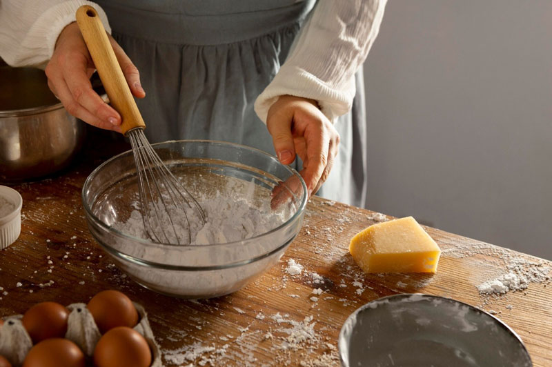 Tự làm bánh bò giúp kiểm soát hàm lượng calo