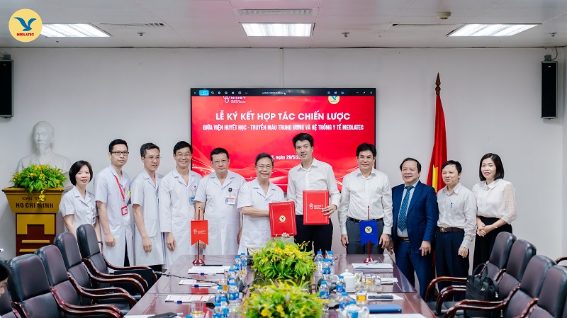 Lễ ký kết hợp tác chiến lược giữa Viện Huyết học - Truyền máu Trung ương và Hệ thống Y tế MEDLATEC mang đến nhiều lợi ích cho người bệnh