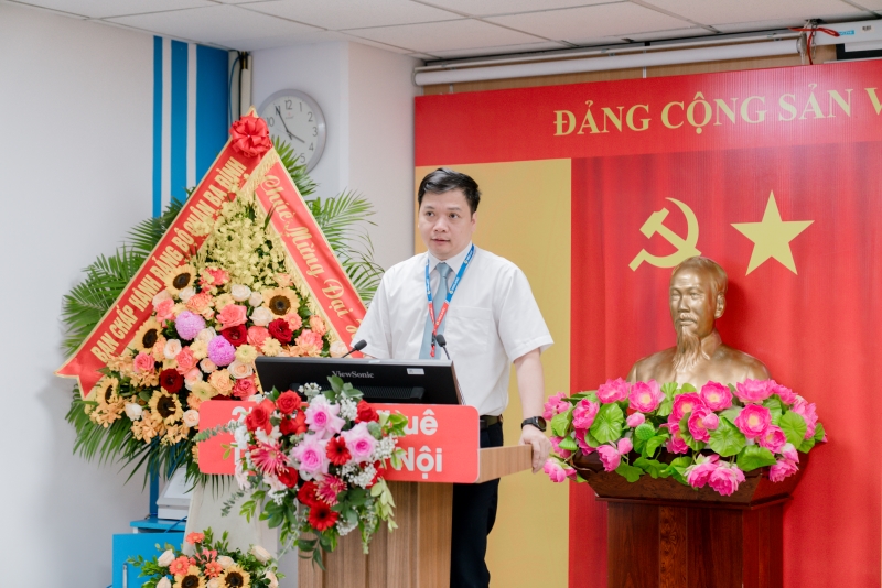 ThS.BSNT Đào Danh Vĩnh - Giám đốc Điều hành Trung tâm Chẩn đoán hình ảnh MEDLATEC trình bày tham luận tại đại hội 